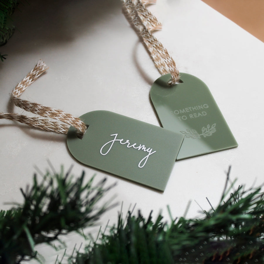 Christmas | Kids Gift Tags | Acrylic set of 4