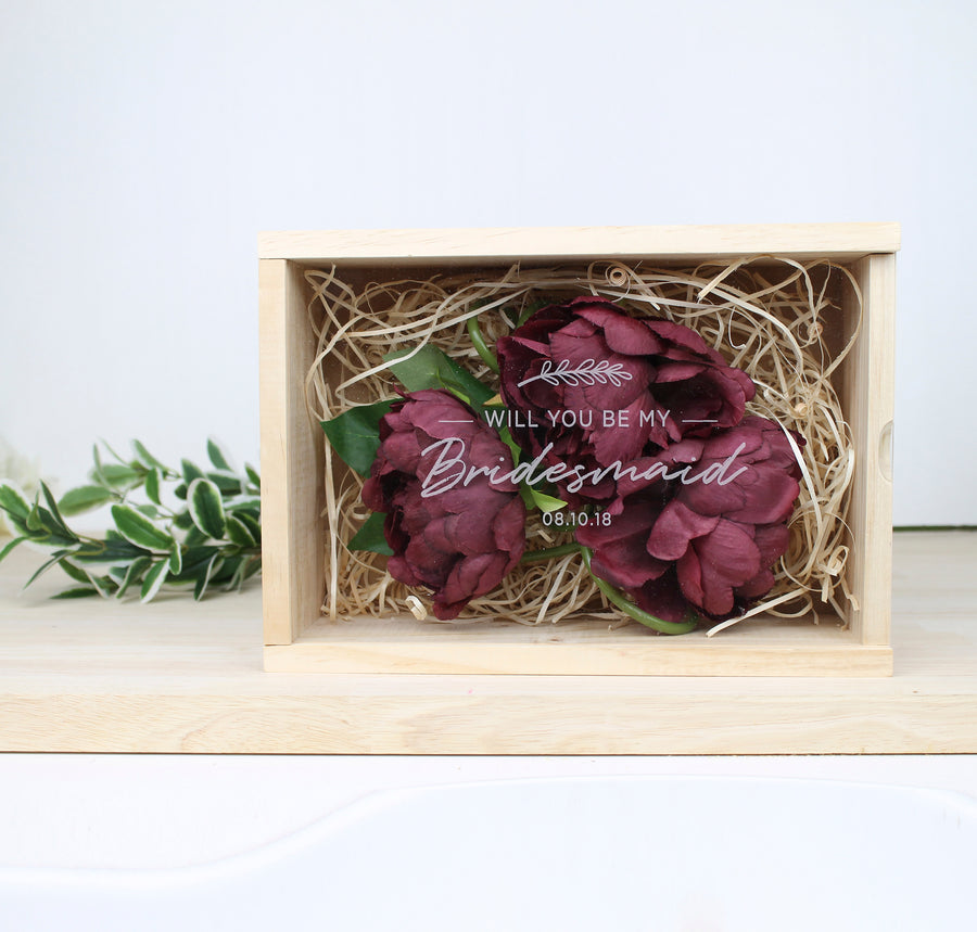 Wooden Giftbox | Small | Acrylic Lid