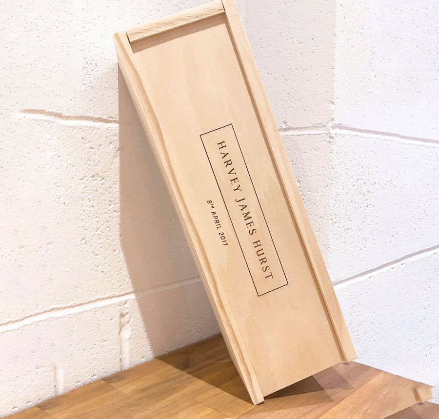 Winebox | Slide | Wood Lid