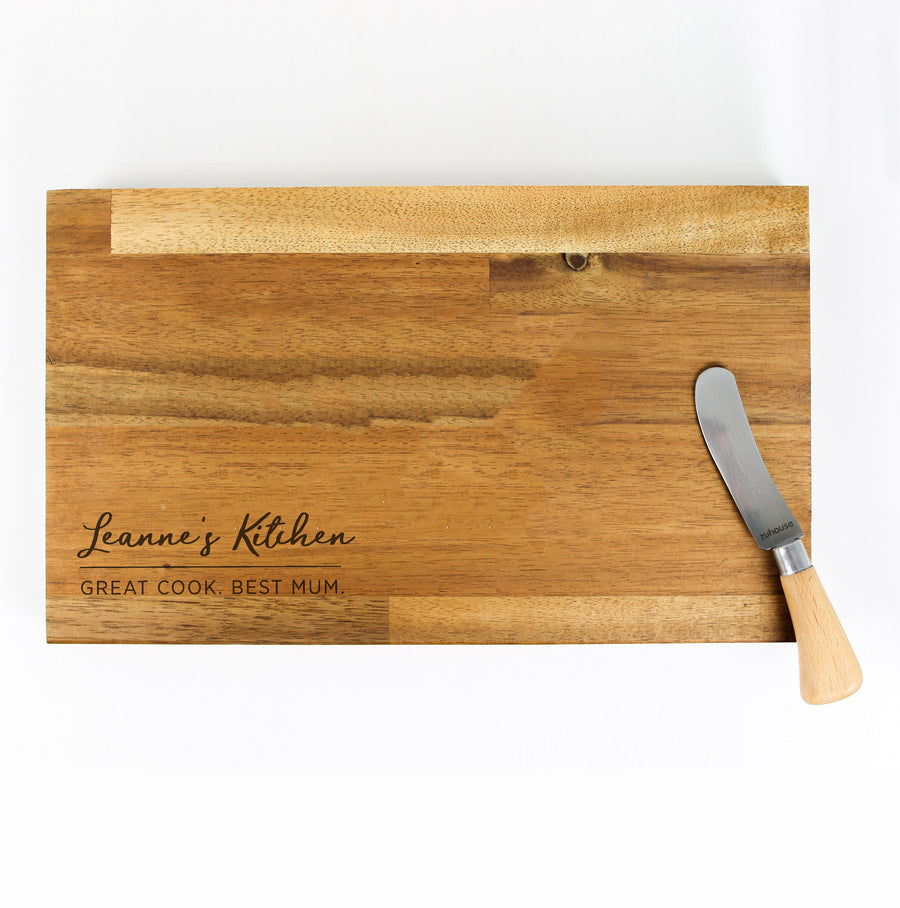 Mother's Day Chopping Board | Acacia - Stained