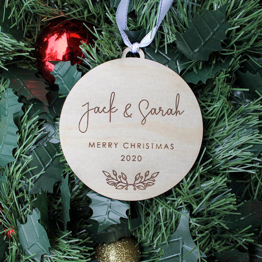 Christmas Ornament | Wooden Bauble